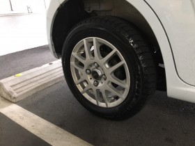 タイヤホイール後