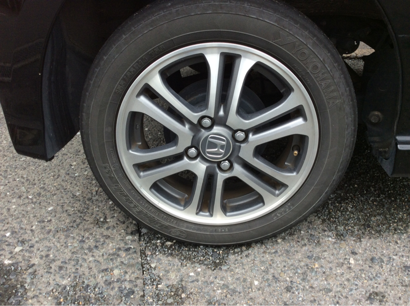 タイヤホイール後