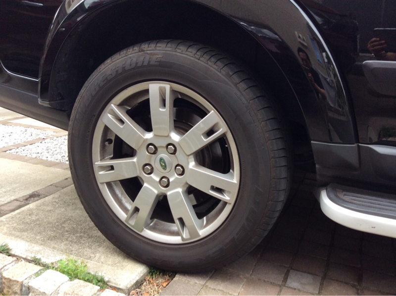 タイヤホイール後